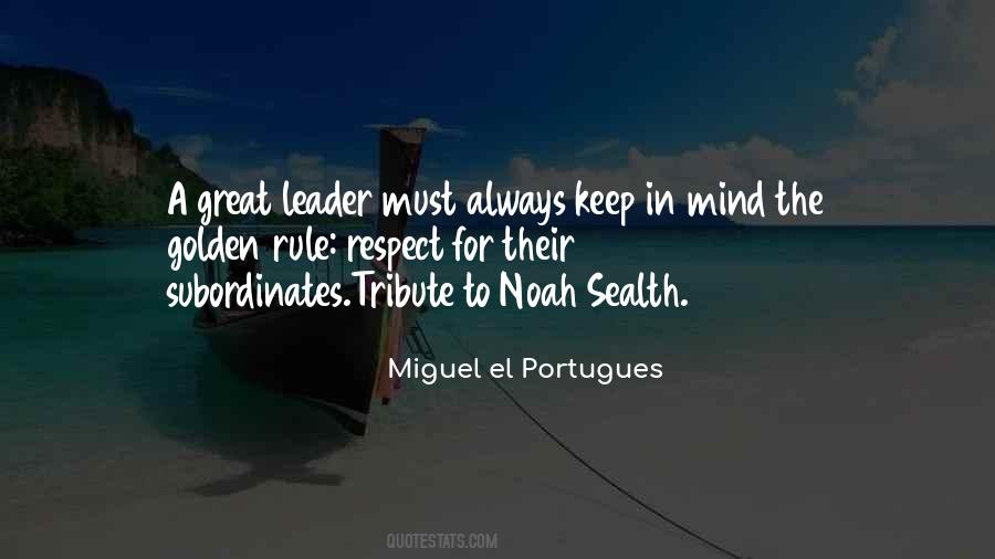 Great Leader Quotes #126366