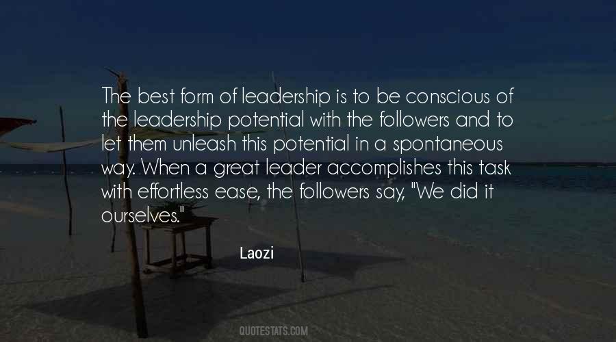 Great Leader Quotes #1305958