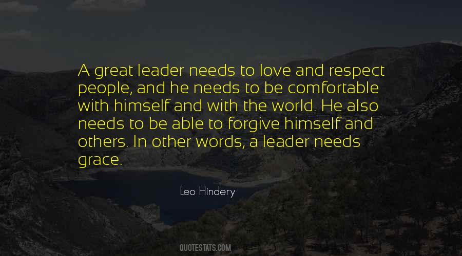 Great Leader Quotes #233509