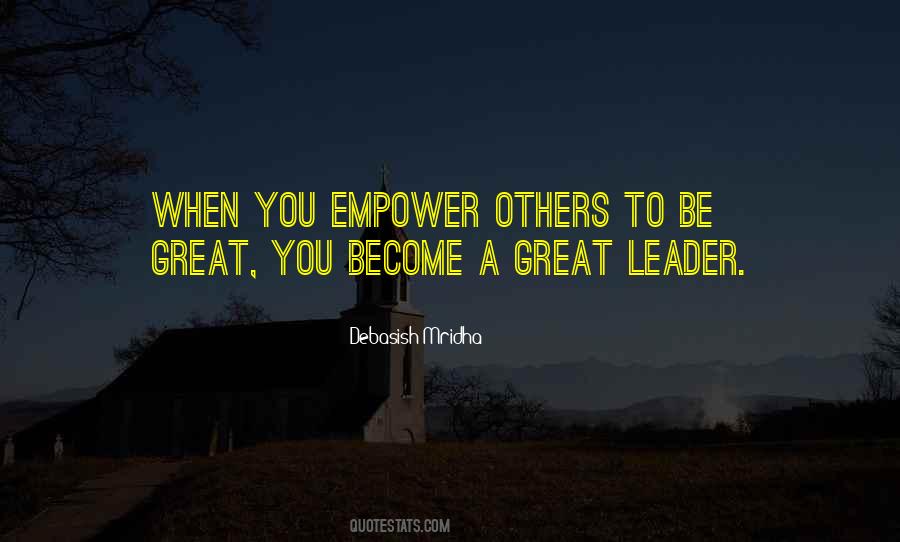 Great Leader Quotes #343095