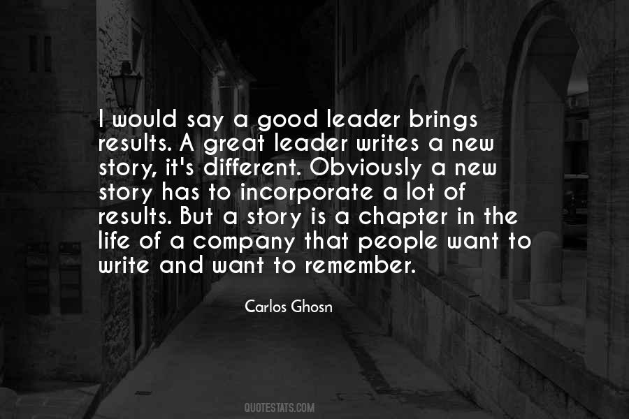 Great Leader Quotes #351226