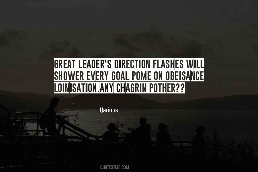 Great Leader Quotes #505076