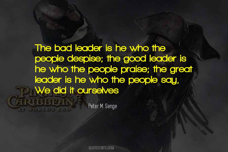 Great Leader Quotes #666285