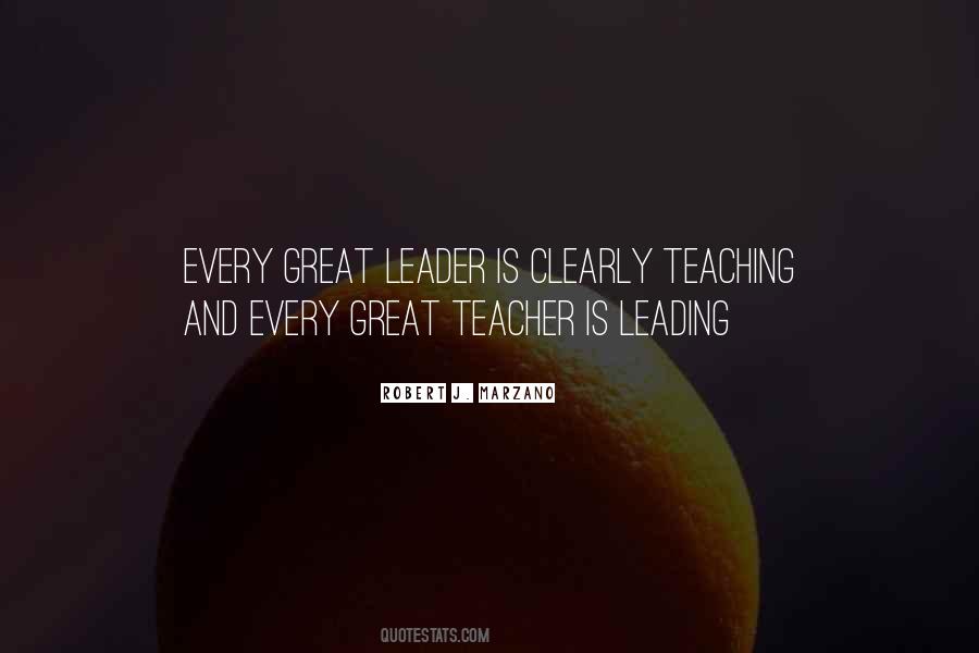 Great Leader Quotes #711210