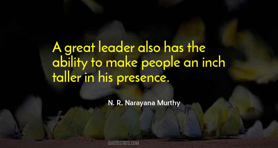 Great Leader Quotes #987439