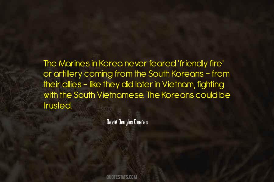 Quotes About Marines In Korea #97914