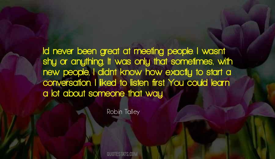 Quotes About First Meeting You #1619287