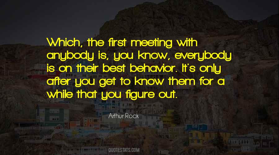 Quotes About First Meeting You #1760999