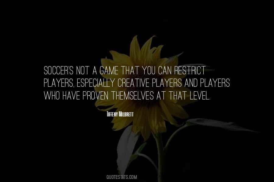 Soccer Game Quotes #471964