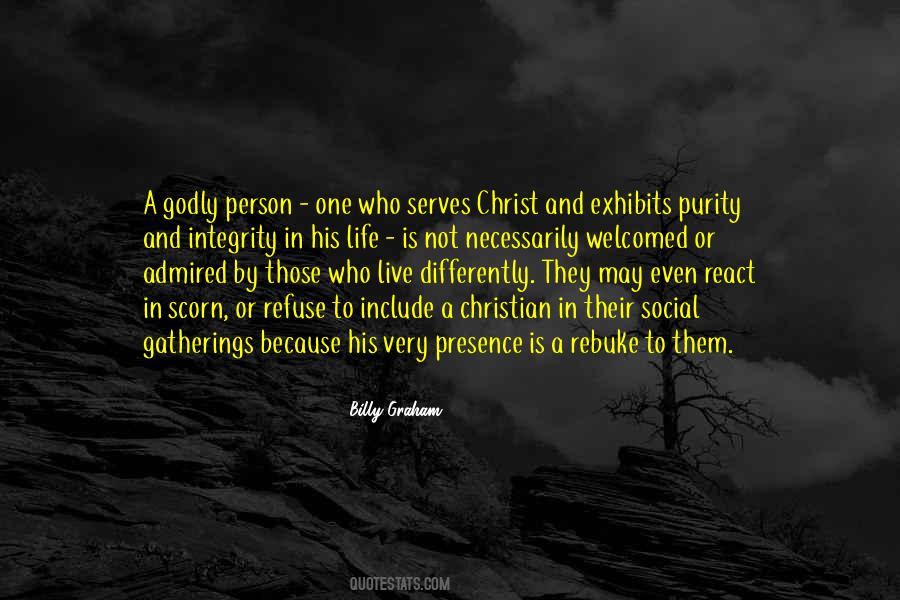 Godly Person Quotes #396479