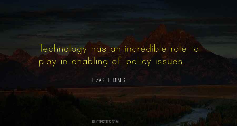 Policy Issues Quotes #1466762