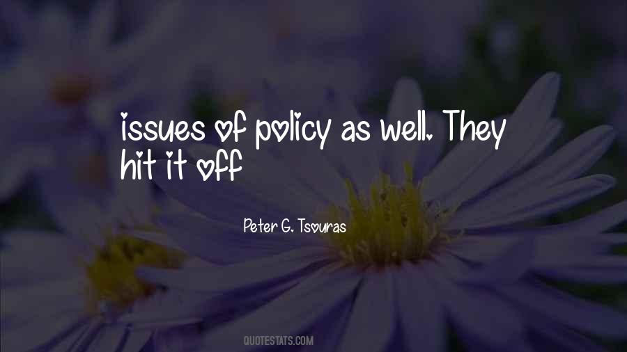 Policy Issues Quotes #403095