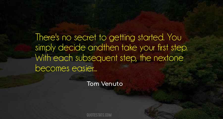 Quotes About Getting Started #924861
