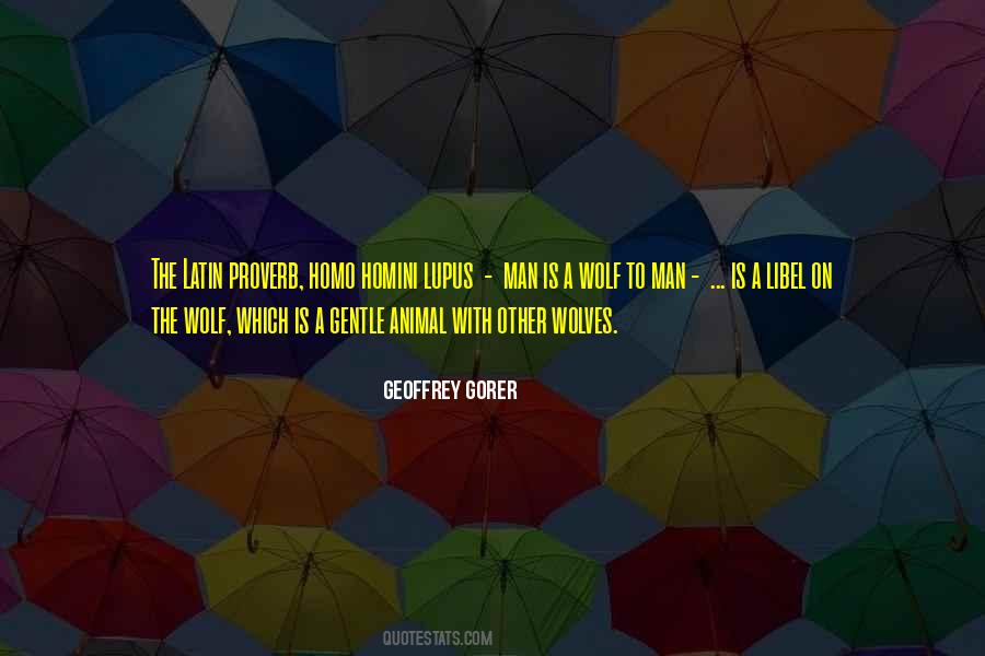 Man Is Wolf To Man Quotes #665777