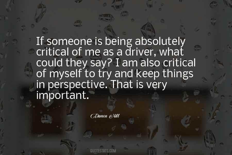 Quotes About Being Critical Of Yourself #374978