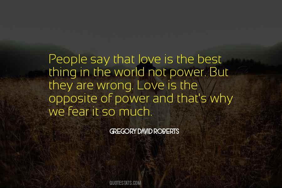 Quotes About Love's Power #528943