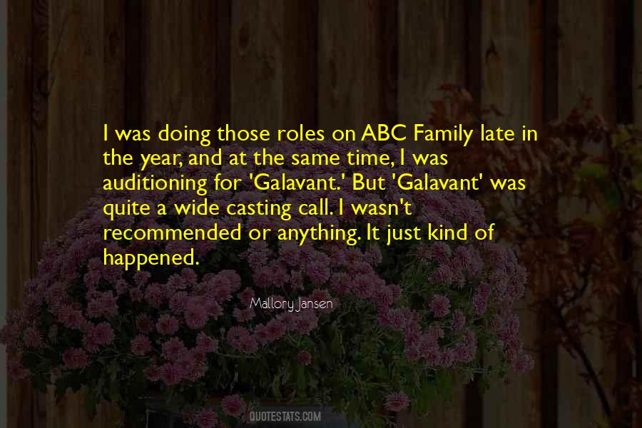 Quotes About Roles In The Family #1577986