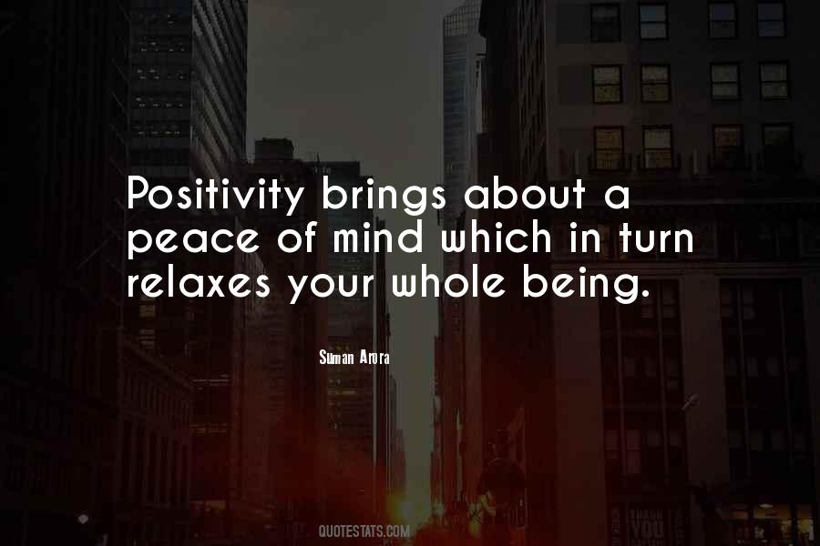 Quotes About Positivity #1219738