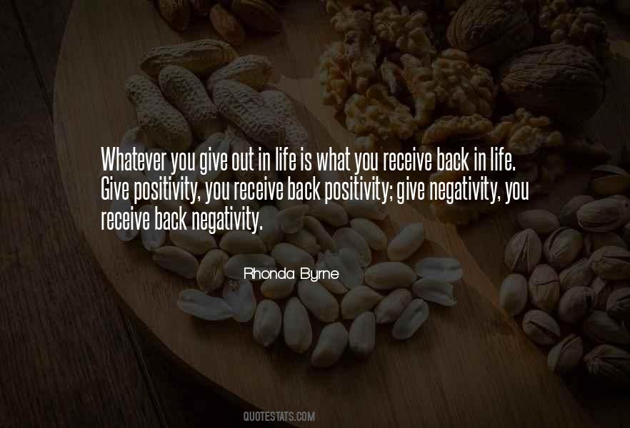 Quotes About Positivity #1816370