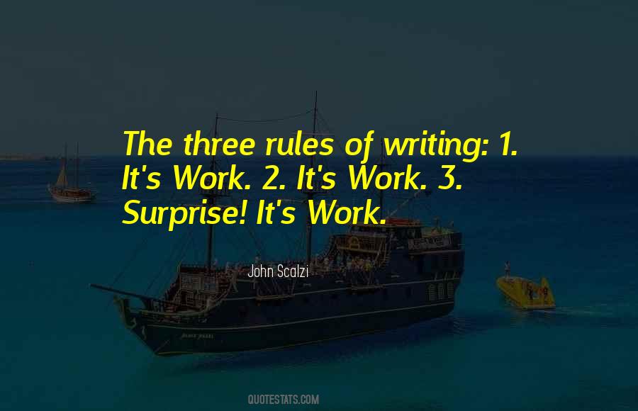 Rules Of Writing Quotes #1041411