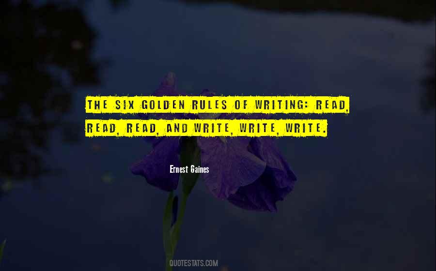 Rules Of Writing Quotes #516949