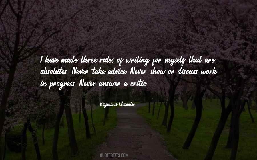 Rules Of Writing Quotes #724630