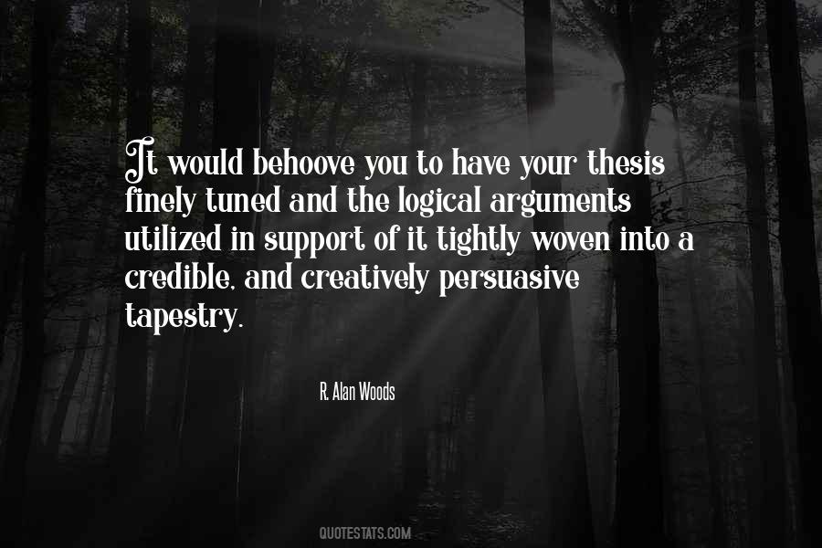 Quotes About Logical Arguments #1089900