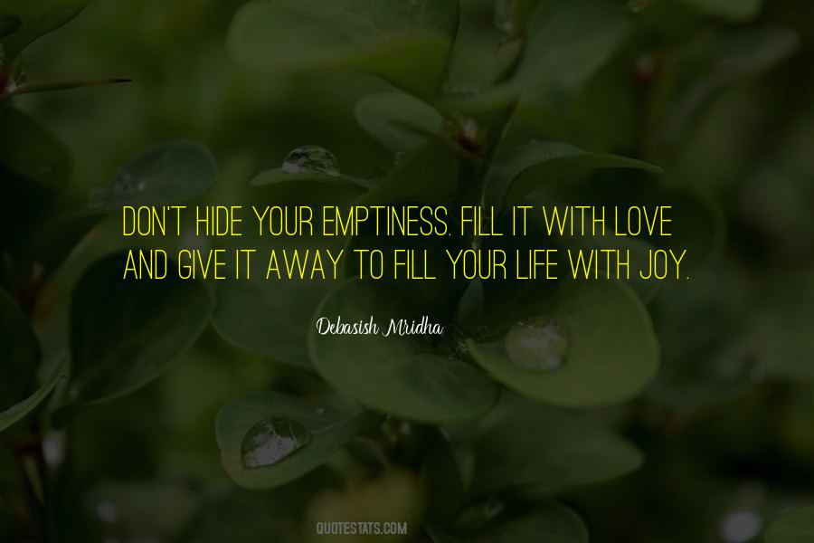 Give Away With Love Quotes #170498