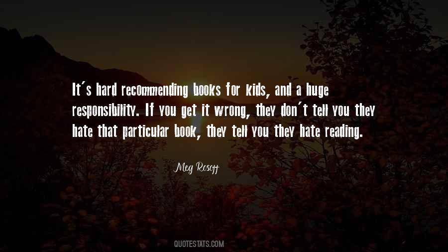 Quotes About Recommending Books #339800