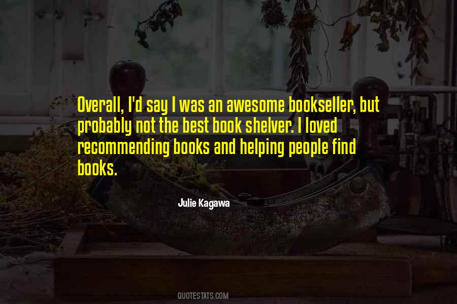 Quotes About Recommending Books #502441