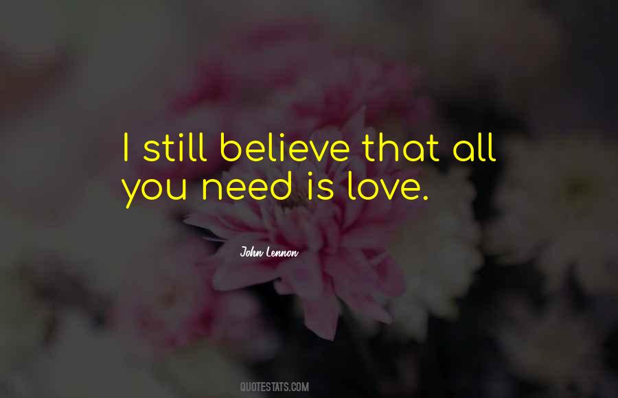 Quotes About All You Need Is Love #944720