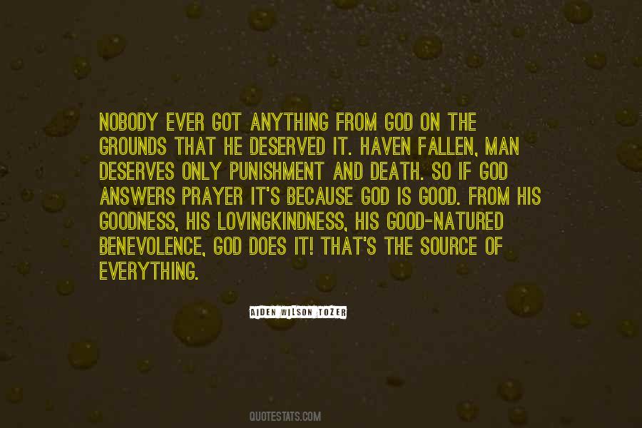 Quotes About God's Goodness #451763