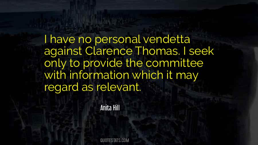 Quotes About Vendetta #1625713