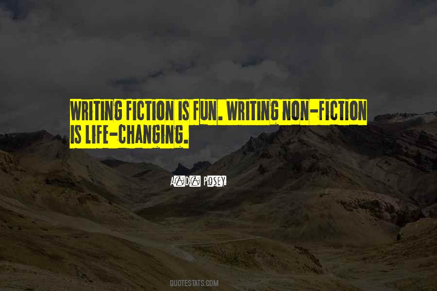 Quotes About Writing Nonfiction #1519366