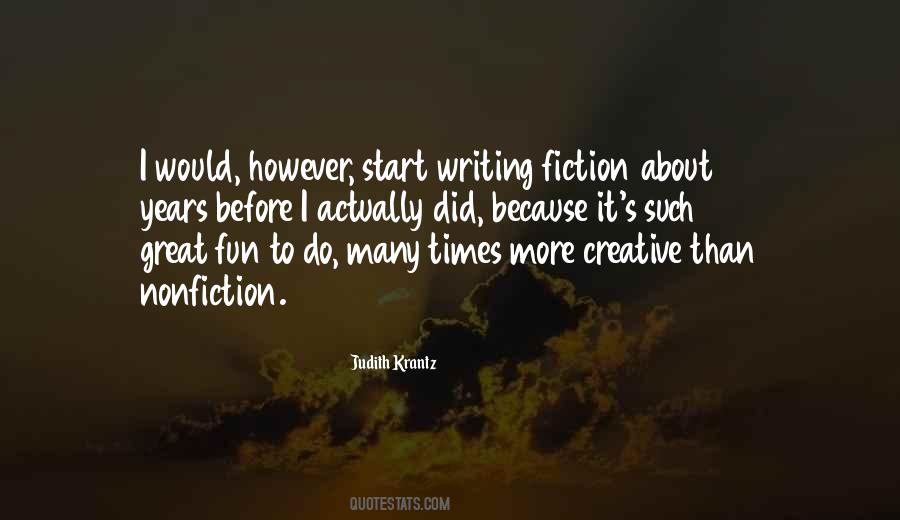 Quotes About Writing Nonfiction #1788705