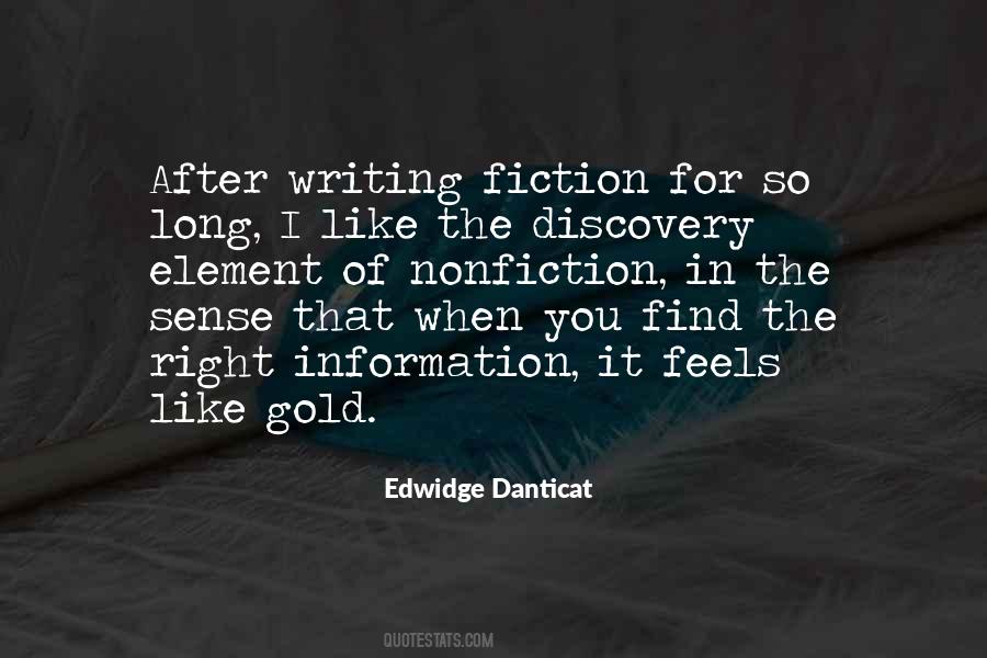 Quotes About Writing Nonfiction #436495