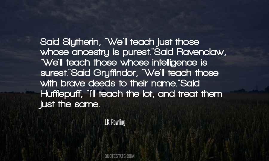 Quotes About Slytherin #1277132