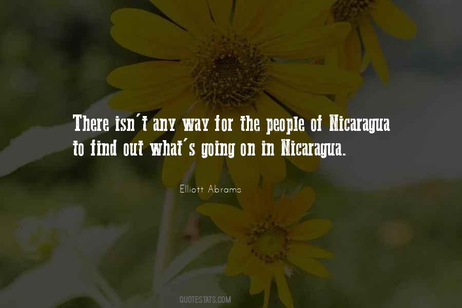 Quotes About Nicaragua #248451