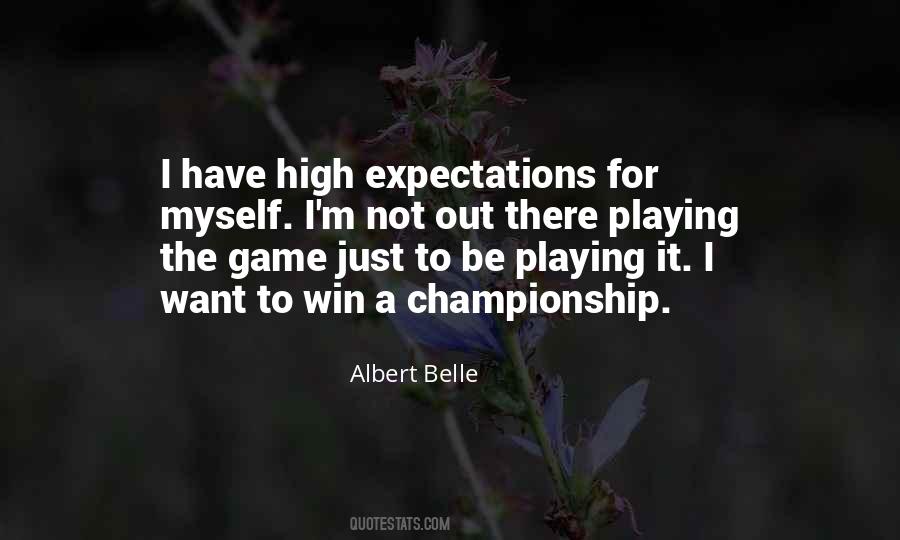 Quotes About Expectations #1585366