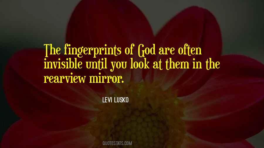Quotes About God's Fingerprints #1383067