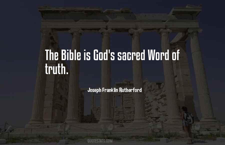 Sacred Truth Quotes #1808363