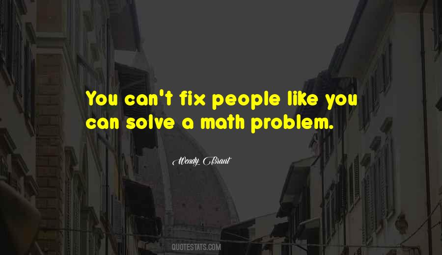 Solve Math Quotes #1085051