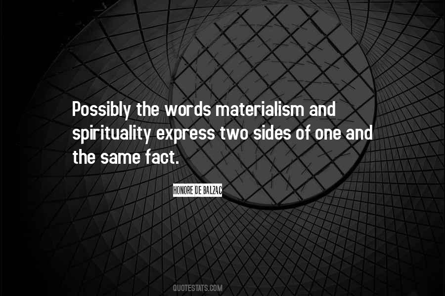 Quotes About Materialism #1756512