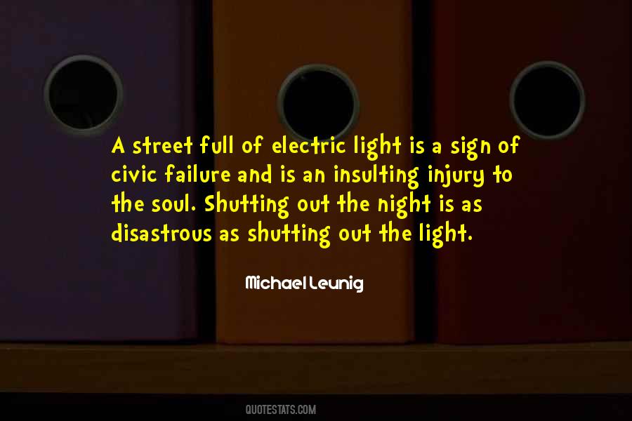 Quotes About Electric Light #1747125