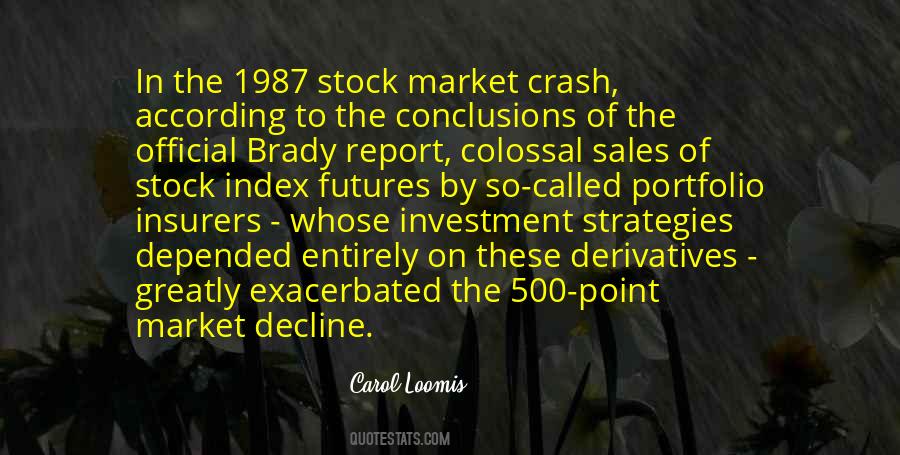 Quotes About Stock Market Crash #523773