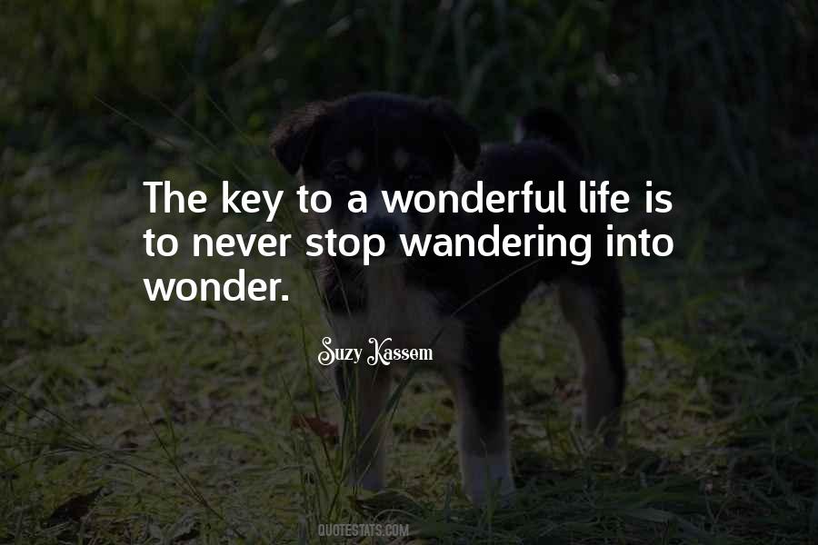 Wandering Life Quotes #1508910