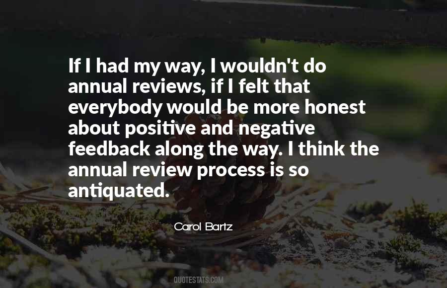 Quotes About Positive And Negative Feedback #920657