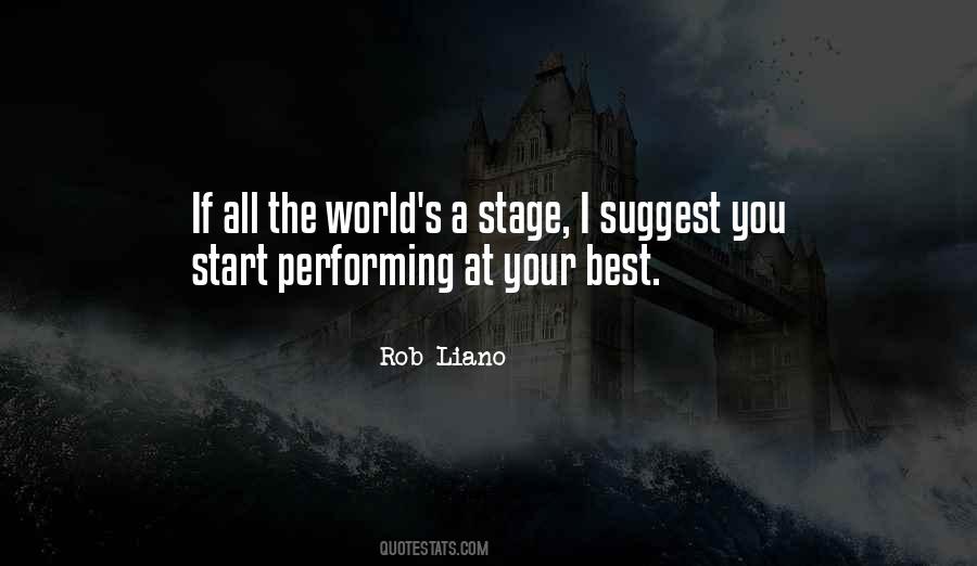 Quotes About Stage #1753947