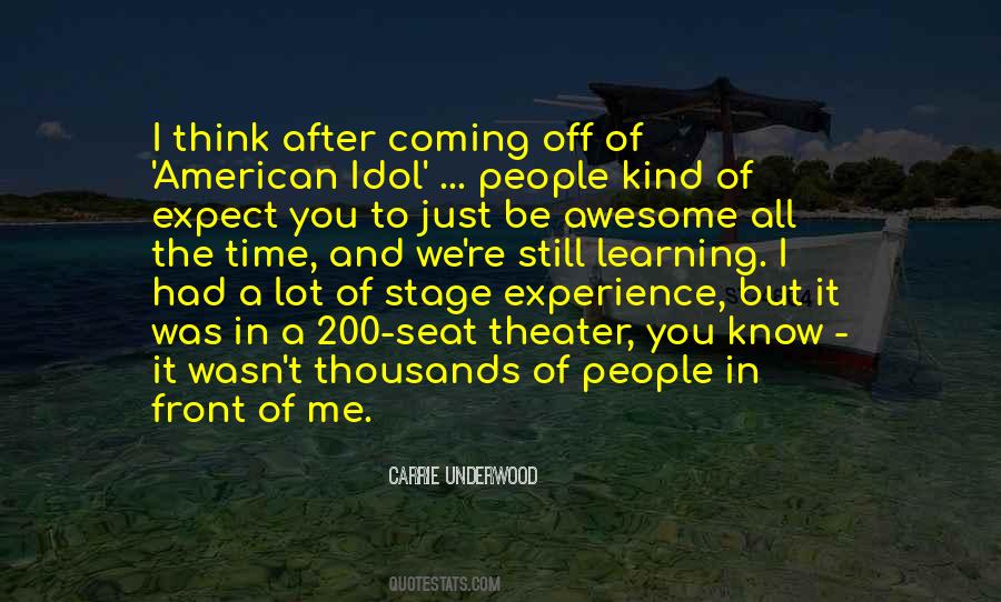 Quotes About Stage #1796322