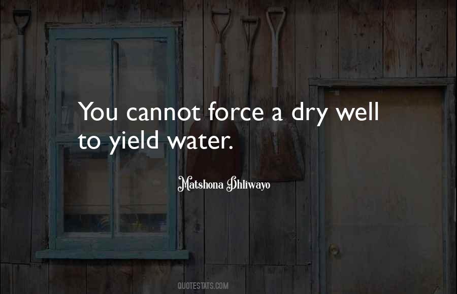 Quotes About Well Water #105222